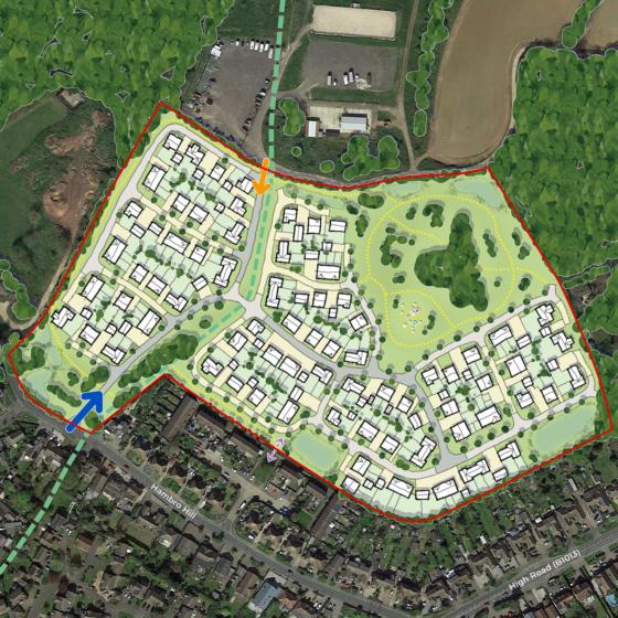 Hamboro Hill Phase 2 Illustrative Masterplan