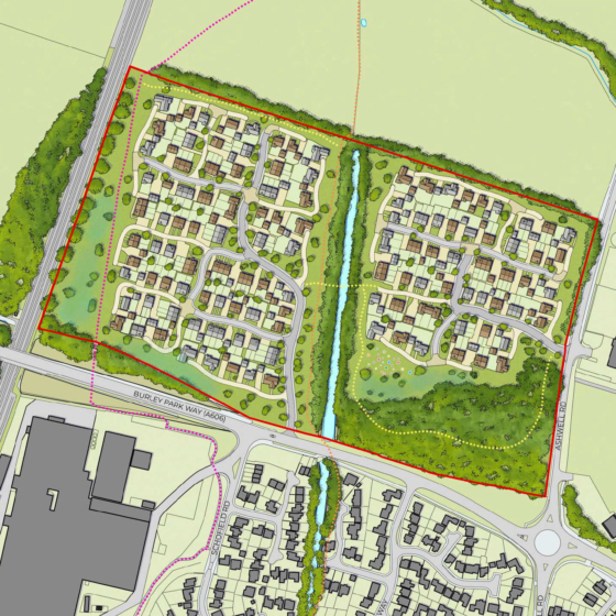 Oakham Illustrative Masterplan