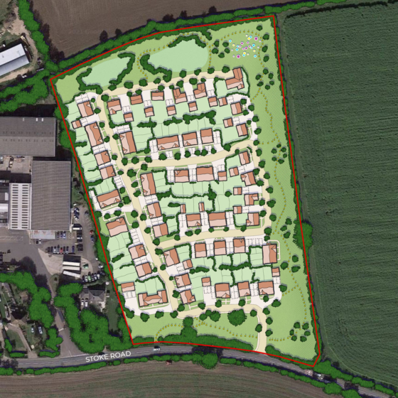Stoke Orchard Illustrative Masterplan