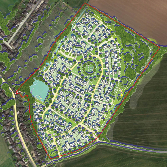 Wellesbourne Illustrative Masterplan
