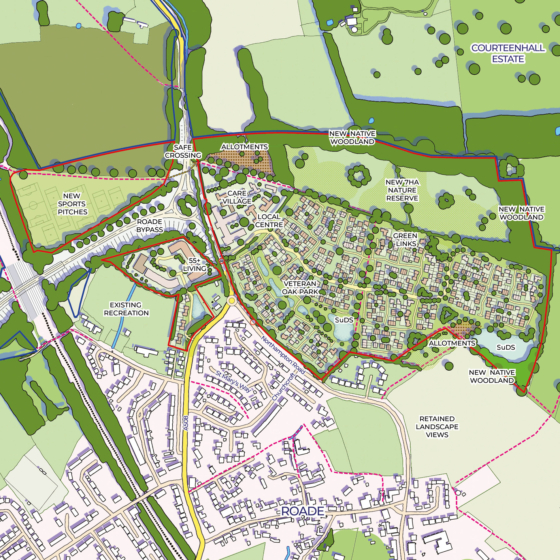 Roade Illustrative Masterplan