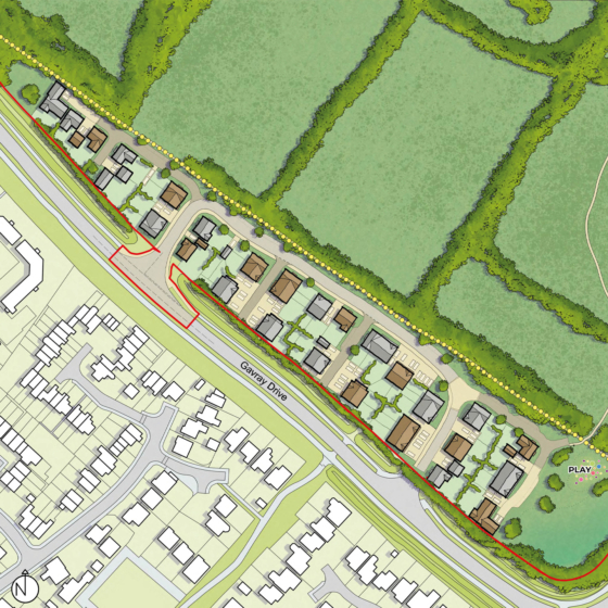 Gavray Drive Illustrative Masterplan