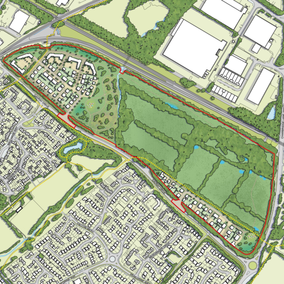 Gavray Drive Early Masterplan Proposal